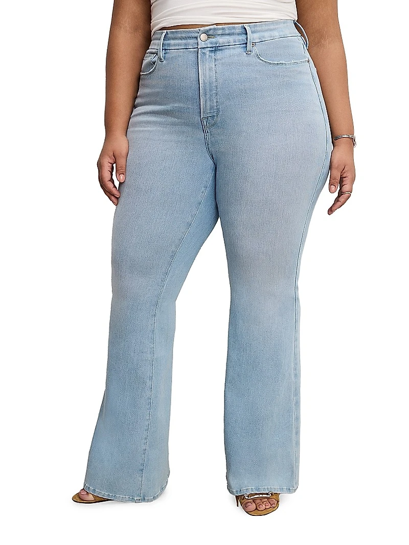 Soft Tech Good Legs Boot-Cut Flared Jeans