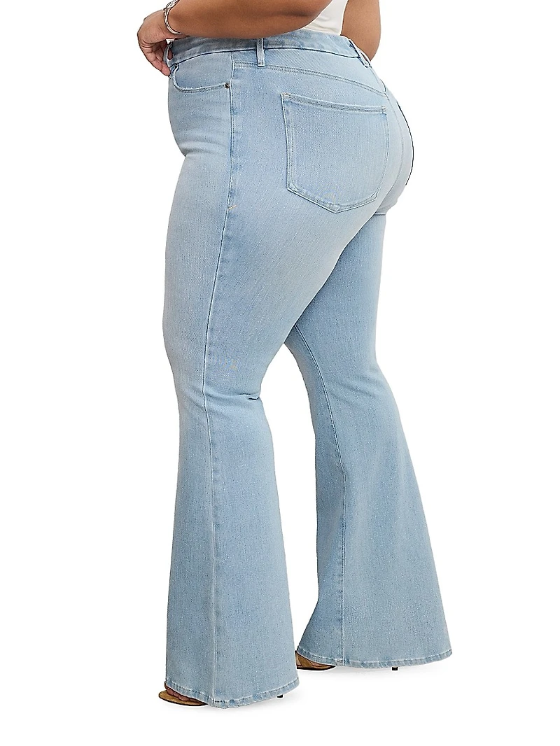 Soft Tech Good Legs Boot-Cut Flared Jeans