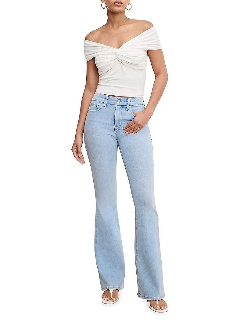 Soft Tech Good Legs Boot-Cut Flared Jeans