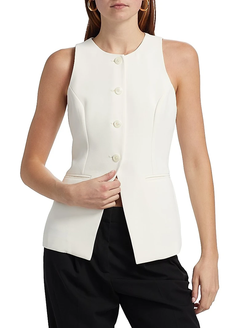 Boss Luxe Suiting Sculpted Vest