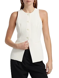 Boss Luxe Suiting Sculpted Vest