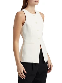 Boss Luxe Suiting Sculpted Vest