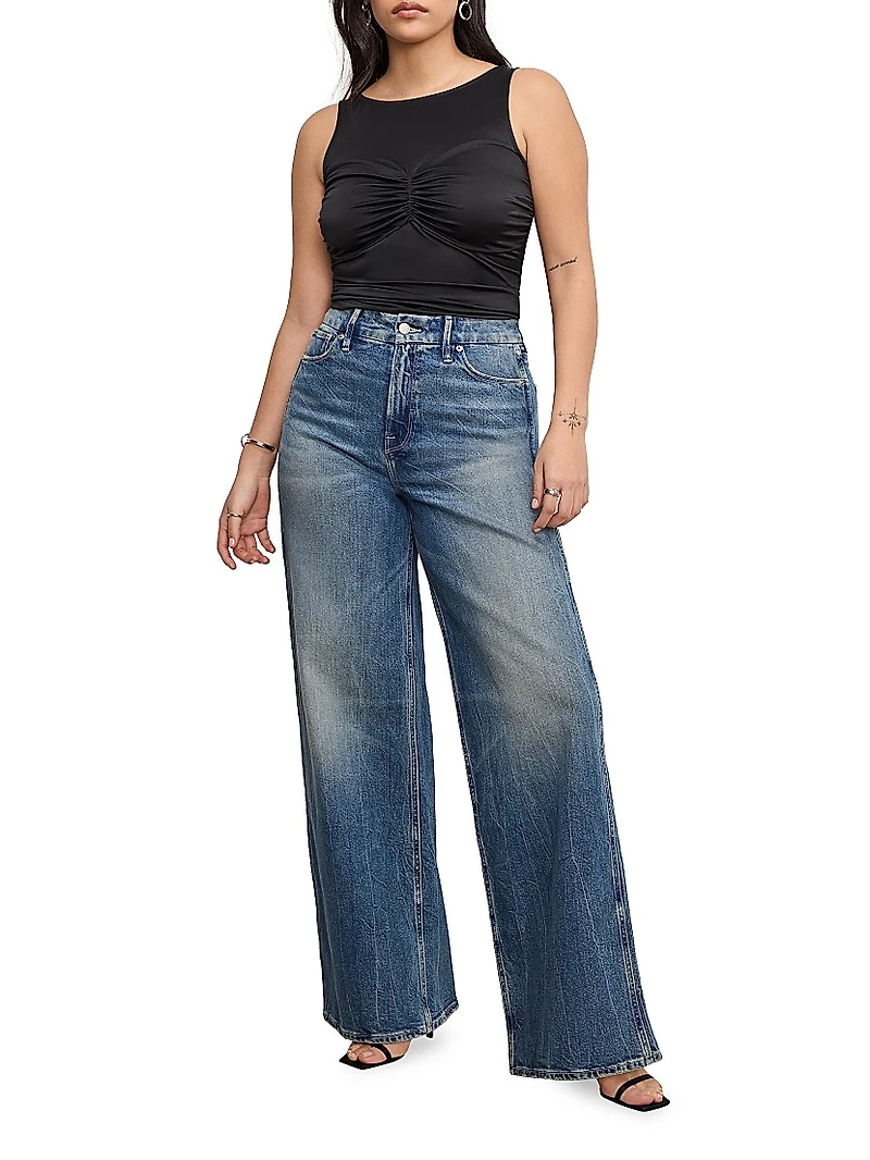 Good Skate High-Rise Wide-Leg Jeans
