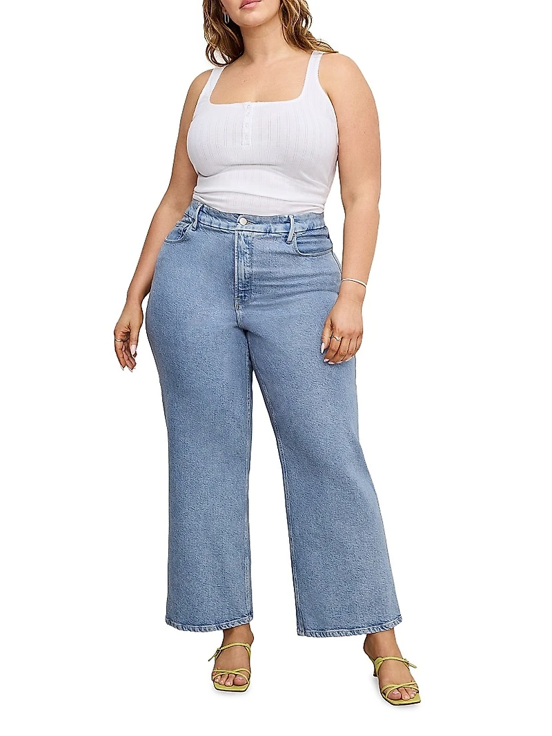 Soft Tech Good Skate Wide Crop Jeans