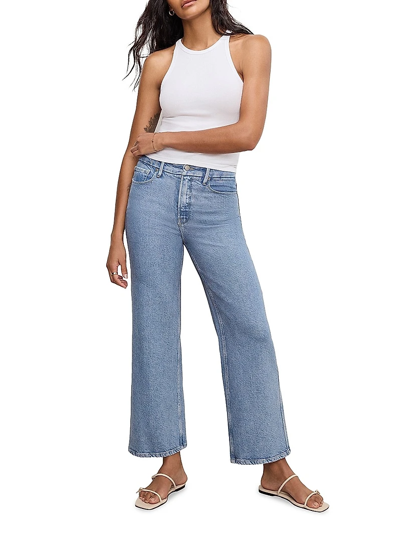 Soft Tech Good Skate Wide Crop Jeans