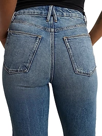 Good Boy Mid-Rise Straight-Leg Jeans
