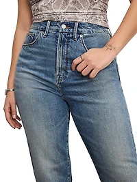 Good Boy Mid-Rise Straight-Leg Jeans