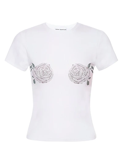 Super Stretch Rhinestone Baby Tee
