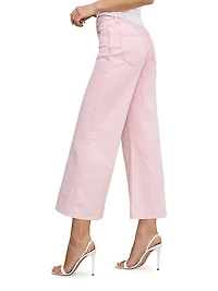 Good Waist Cropped Palazzo Jeans