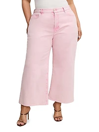 Good Waist Cropped Palazzo Jeans