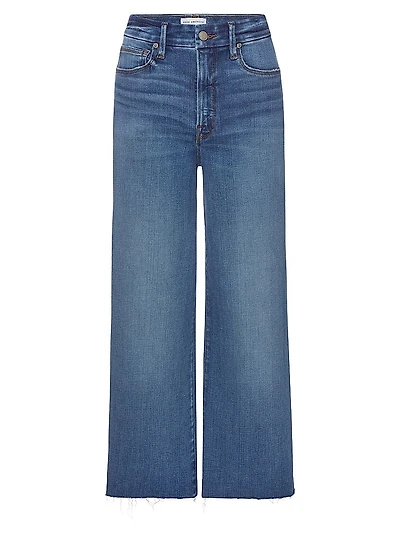 Soft Tech Good Waist Cropped Palazzo Jeans