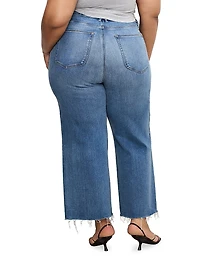 Soft Tech Good Waist Cropped Palazzo Jeans