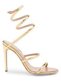 Cleo 105MM Leather Sandals