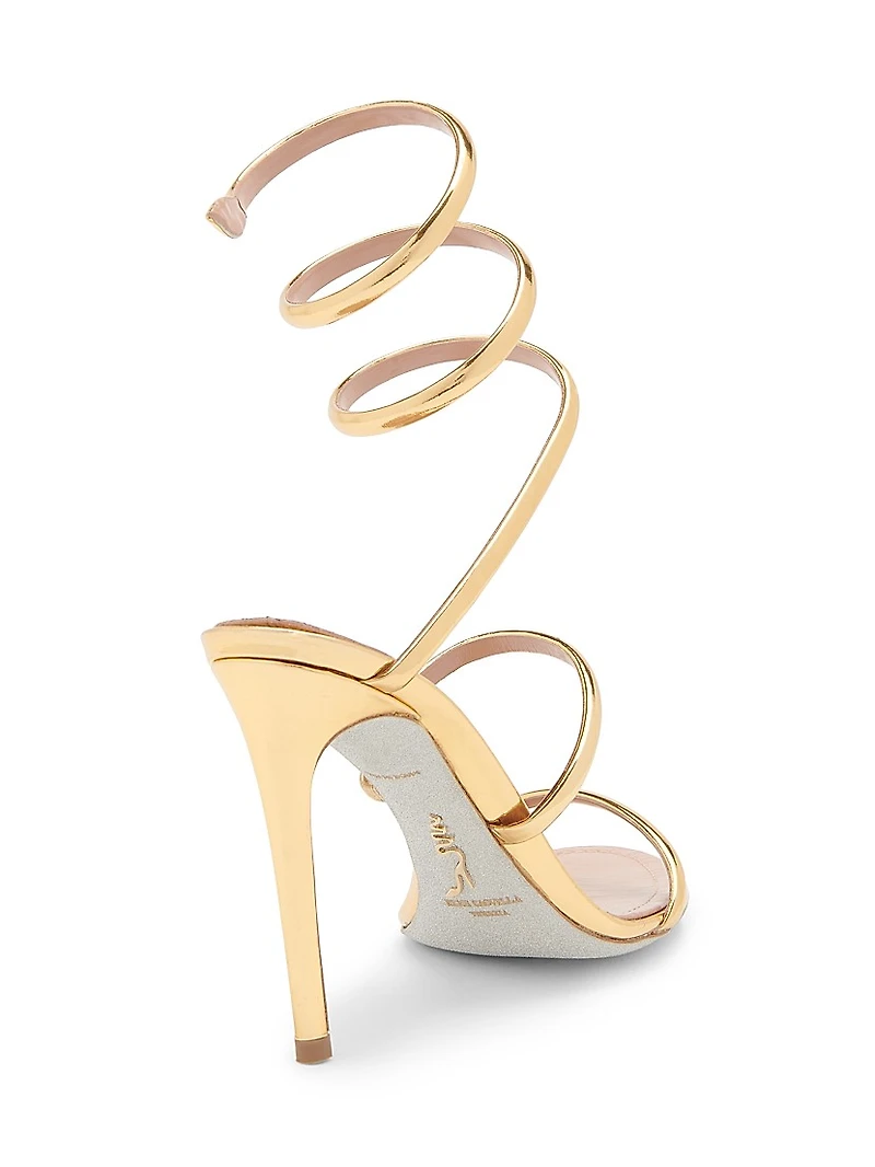 Cleo 105MM Leather Sandals