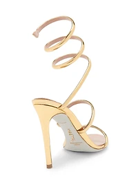 Cleo 105MM Leather Sandals