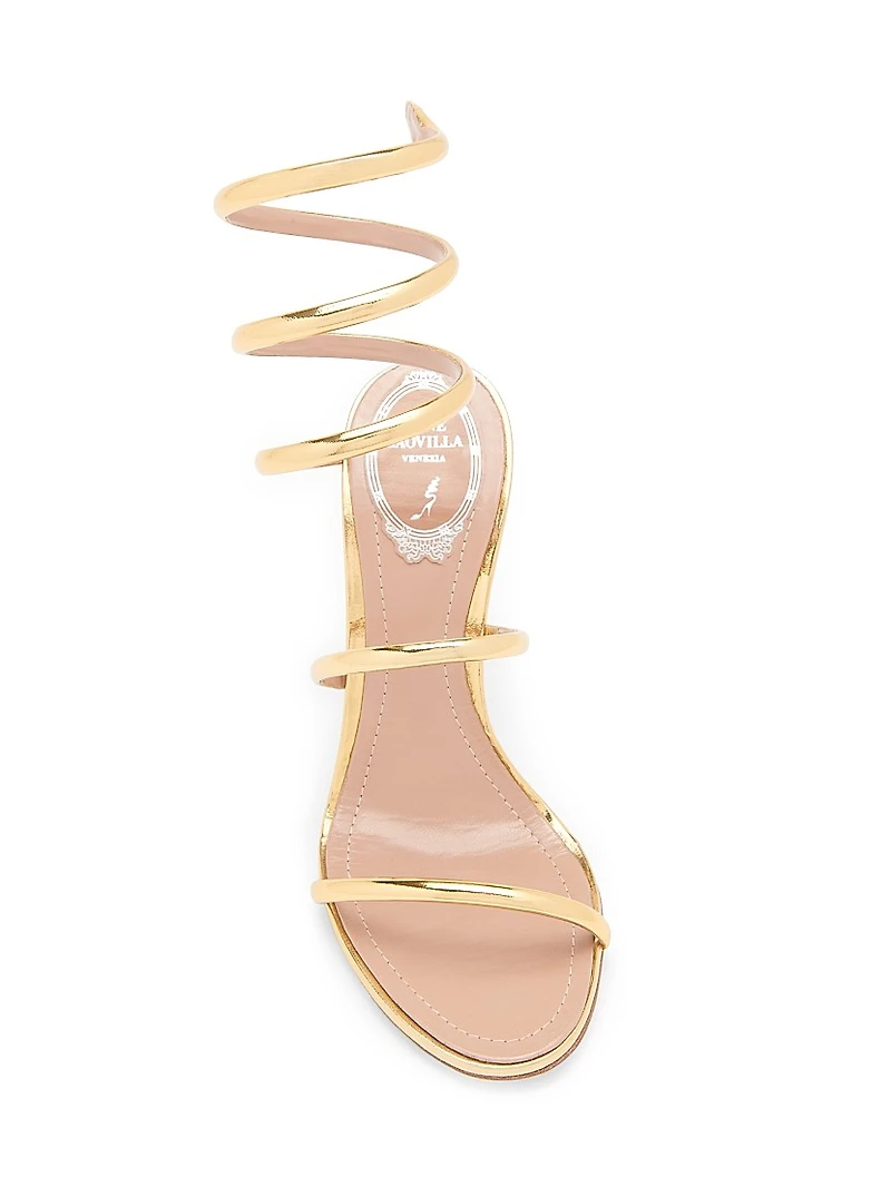 Cleo 105MM Leather Sandals