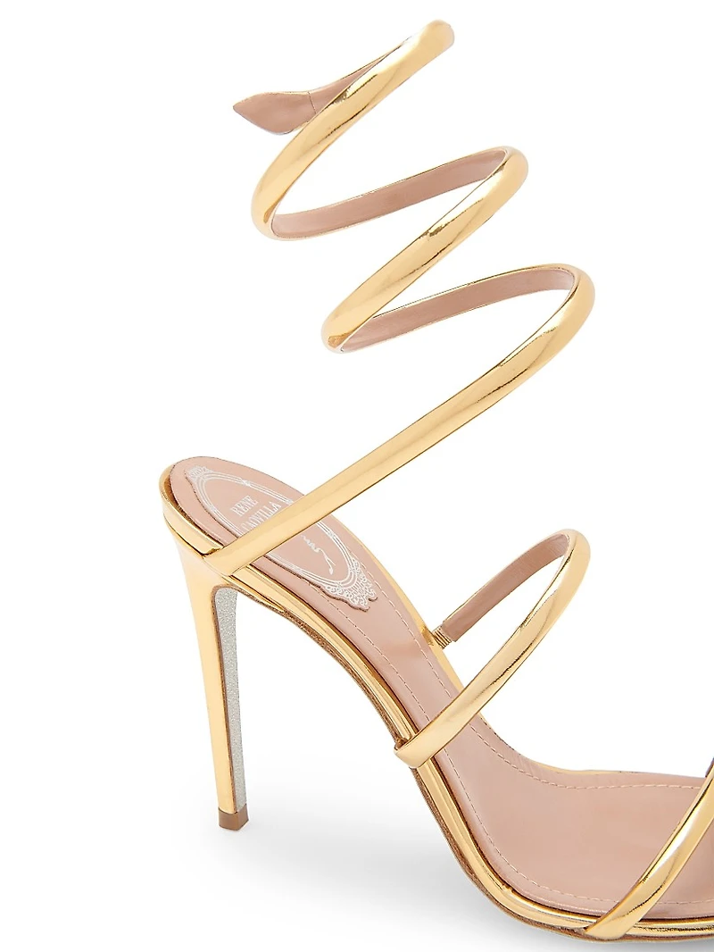 Cleo 105MM Leather Sandals