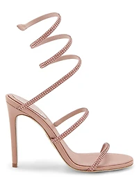 Cleo 105MM Satin High-Heel Sandals
