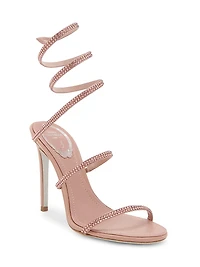 Cleo 105MM Satin High-Heel Sandals