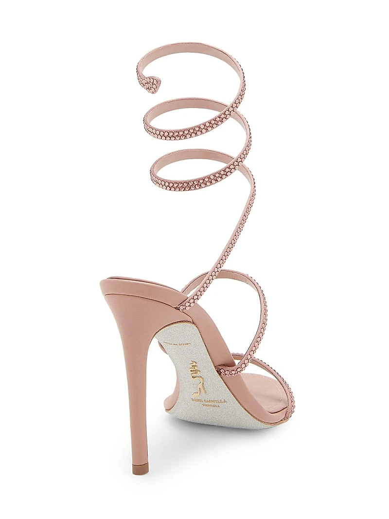 Cleo 105MM Satin High-Heel Sandals