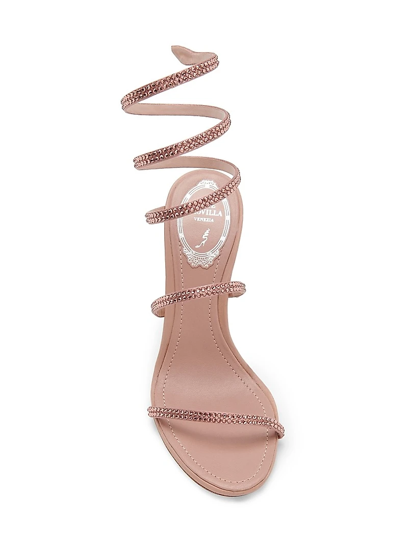 Cleo 105MM Satin High-Heel Sandals