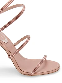 Cleo 105MM Satin High-Heel Sandals