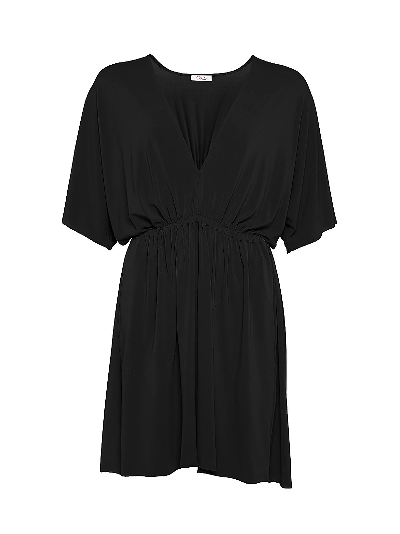 Naïa Plunging V-Neck Jersey Minidress