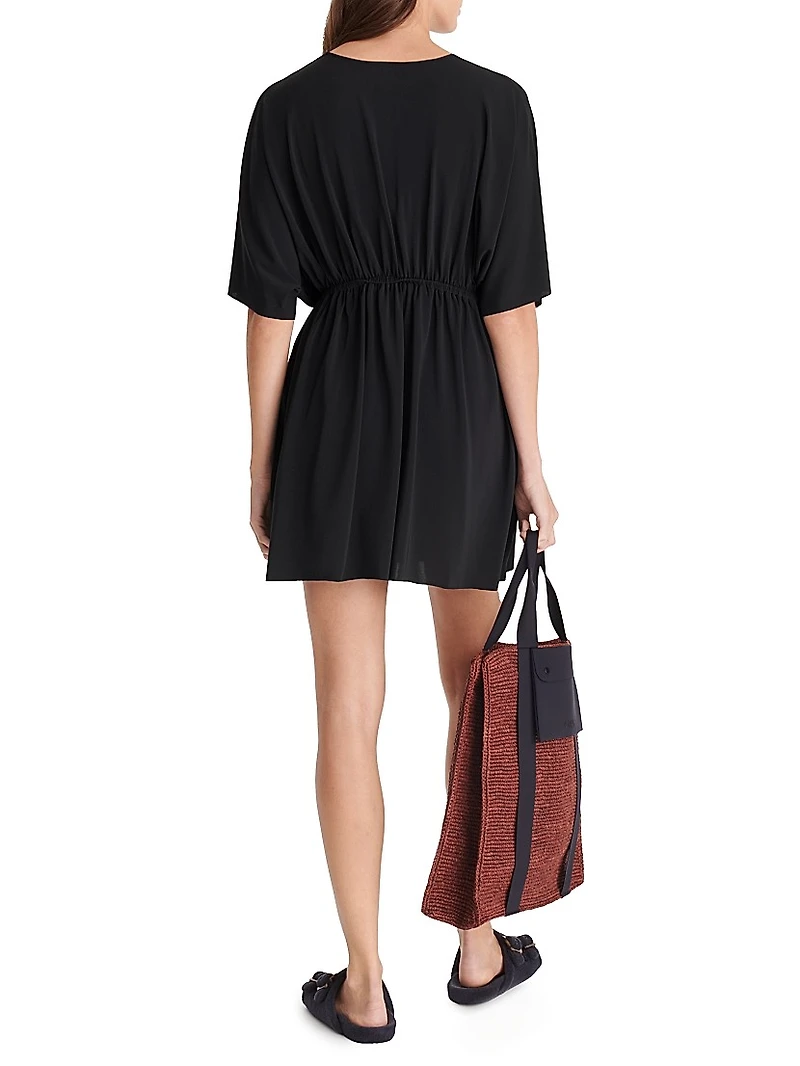 Naïa Plunging V-Neck Jersey Minidress