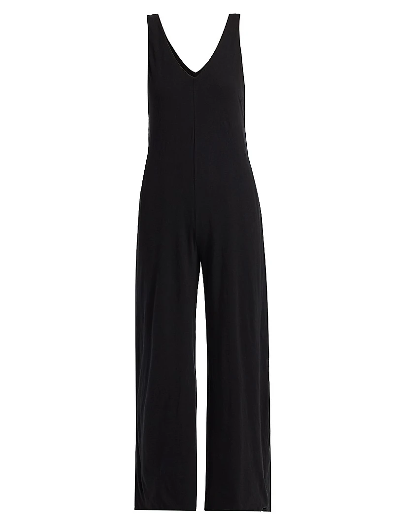 Cotton Double V Jumpsuit