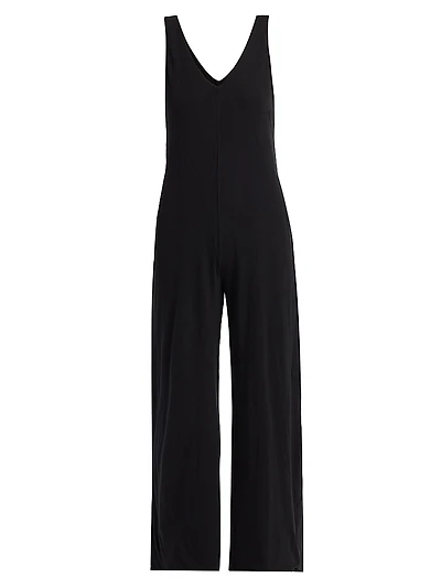 Cotton Double V Jumpsuit