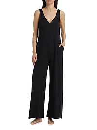 Cotton Double V Jumpsuit