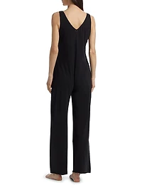 Cotton Double V Jumpsuit