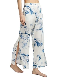 Tie-Dye Silk Lounge Set