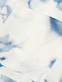 Tie-Dye Silk Lounge Set
