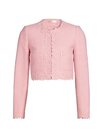 Leilana Tweed Crop Jacket