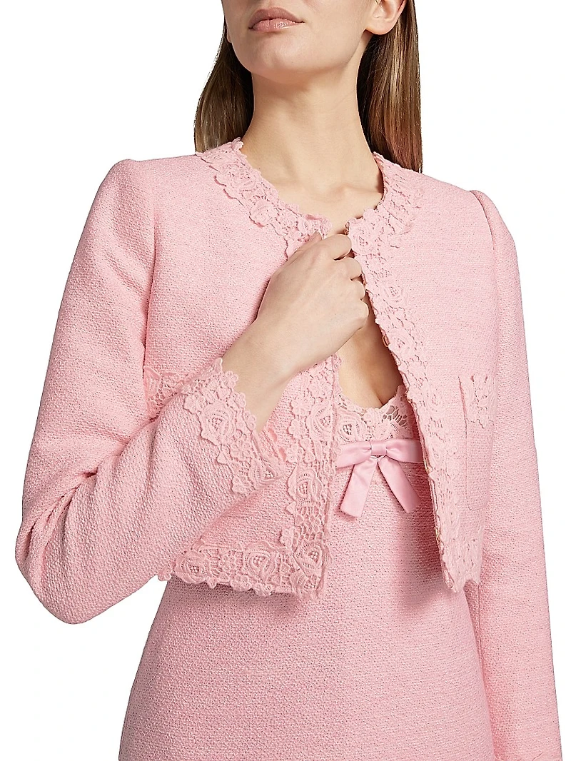 Leilana Tweed Crop Jacket