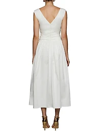 Imani Boatneck Midi-Dress