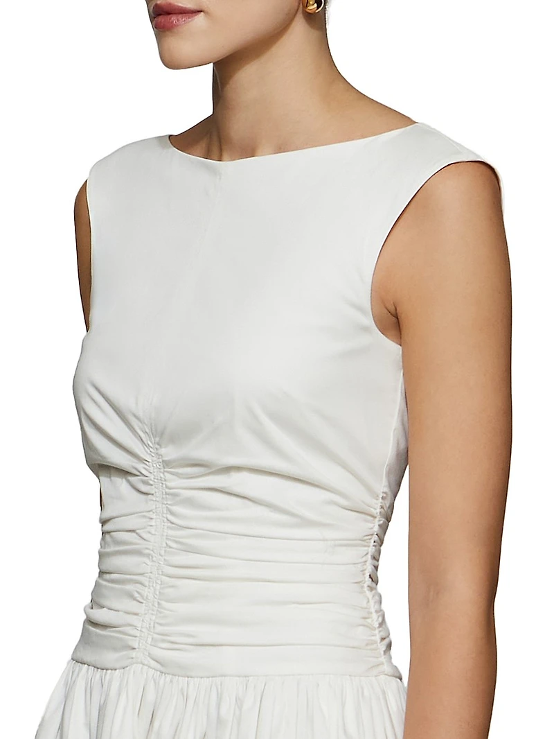 Imani Boatneck Midi-Dress