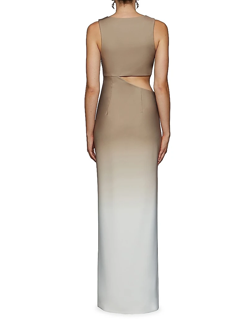 Helens Ombré One-Shoulder Dress