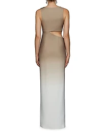 Helens Ombré One-Shoulder Dress