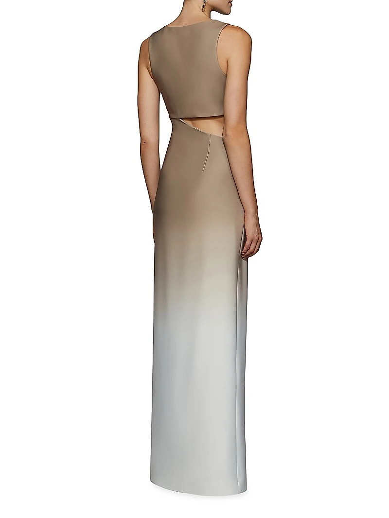 Helens Ombré One-Shoulder Dress