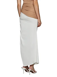 Grayson Colorblocked Matte Jersey Dress