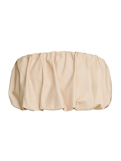 Kira Stretch-Cotton Strapless Bandeau Crop Top