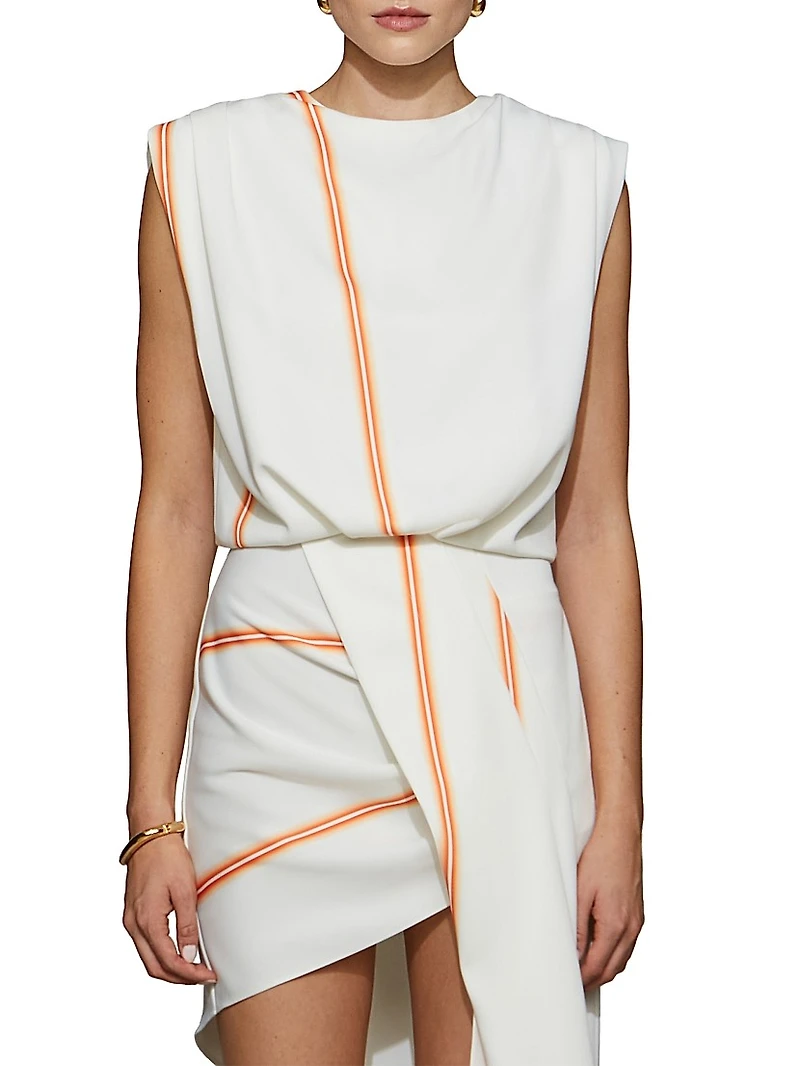 Savanna Asymmetrical Minidress