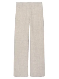 Alice Straight Mid-Rise Trousers