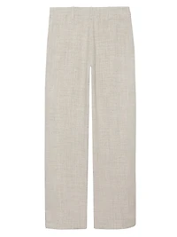 Alice Straight Mid-Rise Trousers