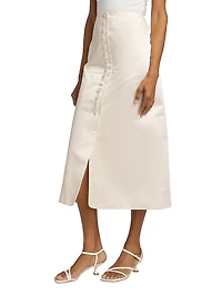 Maha Button Midi-Skirt