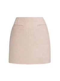 Candela Wool Miniskirt