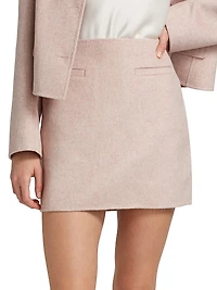 Candela Wool Miniskirt