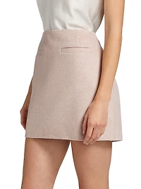 Candela Wool Miniskirt